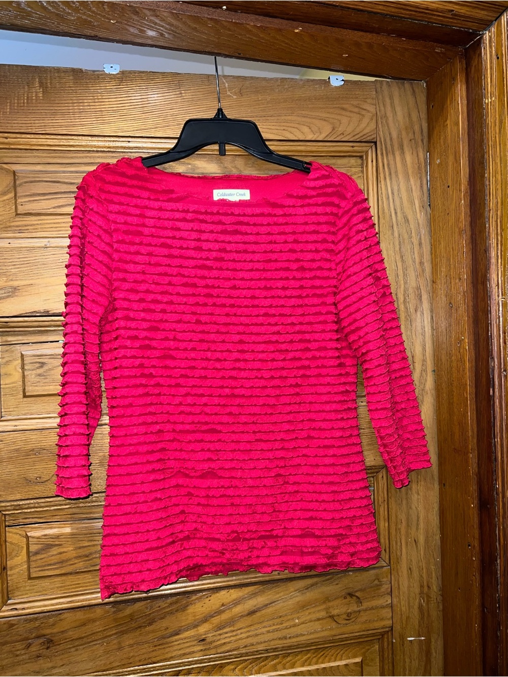 Coldwater Creek Bold Red Women's Top
